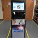 Kaizen employee suggestions interactive kiosk Scanfil Sieradz